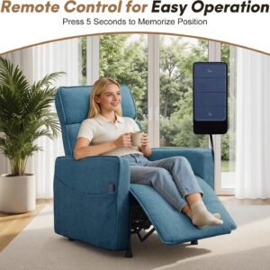 POWER RECLINER BLUE