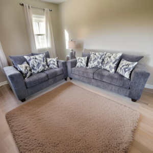 2Pc Sofa & LoveSeat GRAY